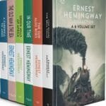 Ernest Hemingway Collection 6 book set (For Whom The Bell Tolls, A Farewell To Arms, Green Hills Of Africa, The Old & The Sea, In Our Time, The Sun Also Rises)