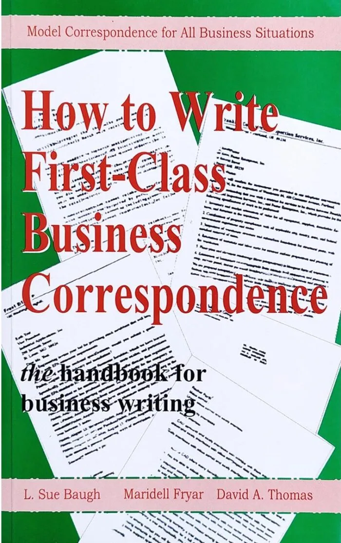 How To Write First-Class Business Correspondence - AXIA Books