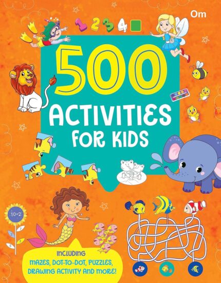 Activity books: 500 Activities for Kids Book- 1 - Mazes, Dot to Dot, Spot the Difference and Matching - Fun Early Learning Activity Books for Kids - 3 Years to 5 Years Old Children