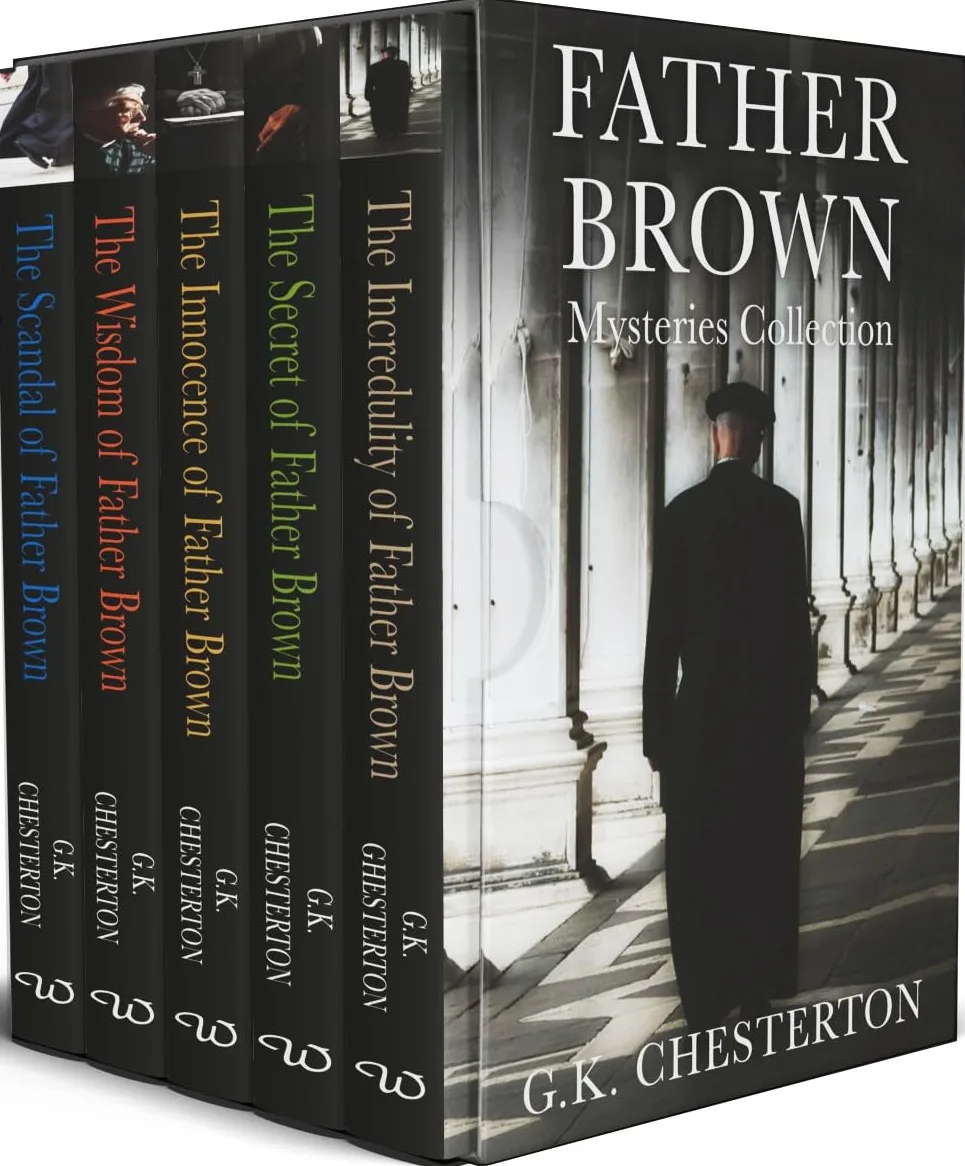 Father Brown Mysteries Collection 5 Books Box Set By G.K Chesterton (Innocence, Wisdom, Incredulity, Secret & Scandal) - Image 1