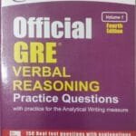 OFFICIAL GRE VERBAL REASONING PRACTICE QUESTIONS VOL.I