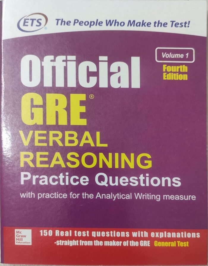 Gre Verbal Question Example OFFICIAL GRE VERBAL REASONING PRACTICE QUESTIONS VOL.I - AXIA Books