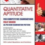 Quantitative Aptitude for Competitive Examinations by R.S. Aggarwal (News Print)