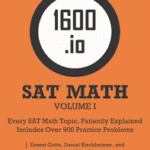 SAT Math Study Guide: 1600.io Orange Book Volume I(White Print)