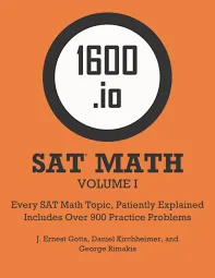 SAT Math Study Guide: 1600.io Orange Book Volume I(White Print) - Image 1