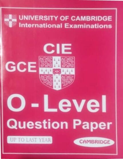 Cambridge O Level Accounting Paper 1 Multiple Choice