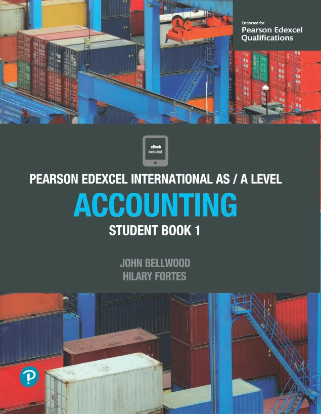 Accounting Student Book 1 - Edexcel IAL - Image 1