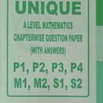 UNIQUE EDEXCEL A LEVEL MATHEMATICS CHAPTERWISE QUESTION PAPER: P1 P2 P3 P4 & M1 M2 & S1 S2