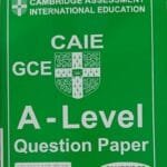 Chemistry Paper 2 AS Level Structured Questions