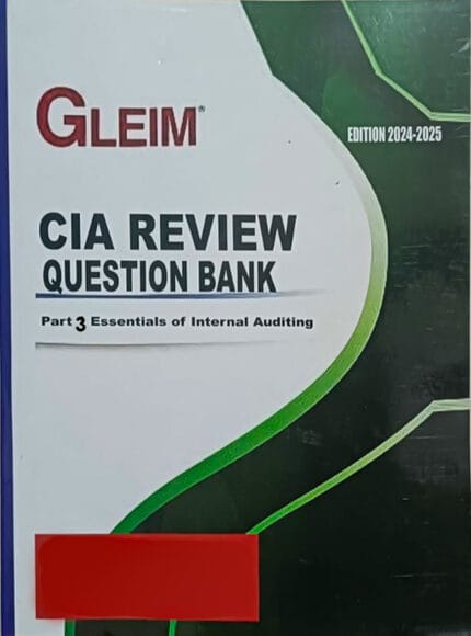 GLEIM CIA REVIEW QUESTION BANK 2024-2025 part 3