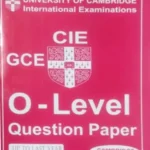 Cambridge O Level Chemistry Paper 2 Question Paper