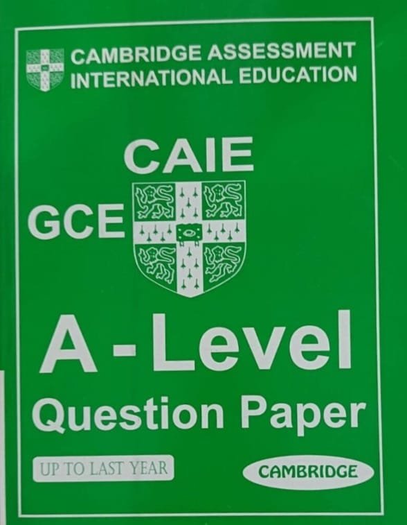 Chemistry Paper 4  A Level Questions