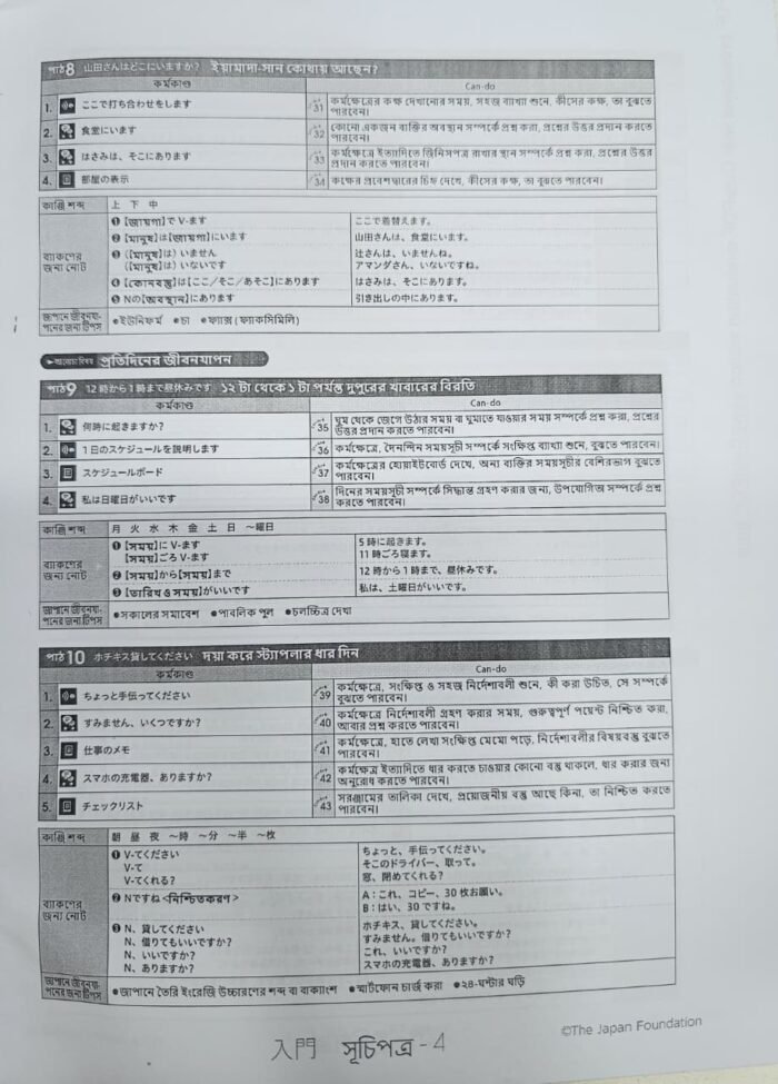 Irodori Japanese for Life in Japan (Bangla) A1 ( Black and White ) - Image 3