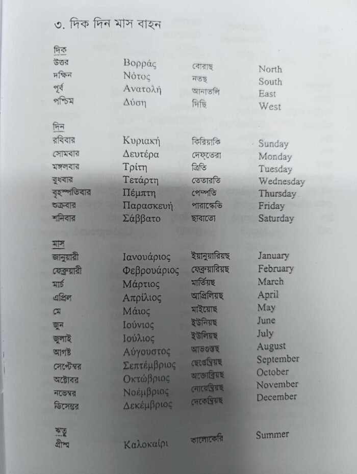 শিখে নিন আপনার গ্রিক(বাংলায় গ্রিক ভাষা শিক্ষা) - Image 3